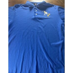 VTG 90s John Baron "I Shoulda' Duck" Polo Shirt CMS Single stitch Made USA Sz L